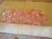 自制豆腐皮肉卷做法图解4)