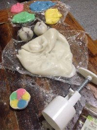 缤纷冰皮月饼做法图解4)