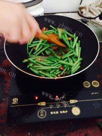 家常菜豆角肉丝做法图解4)