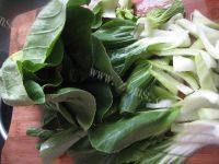 家常菜蘑菇炒青菜做法图解5)