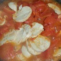 美味的西红柿炒素鸡的做法图解五
