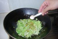 家常菜清炒包菜丝