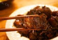 美味的梅干菜烧肉做法图解9)