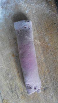 自己做的紫薯花卷做法图解9)