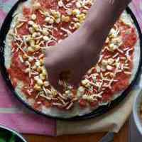 鲜蔬鸡肉披萨#新鲜从的做法图解十九
