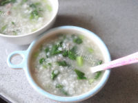 营养丰富的鸡毛菜牛肉粥做法图解12)