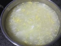 甜甜的酒酿蛋花丸子做法图解7)