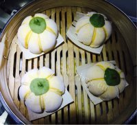 自制南瓜豆沙包做法图解7)
