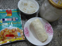 滋补蜜枣山药米糊做法图解1)