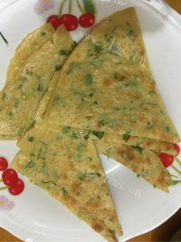 简单版葱花鸡蛋饼做法图解7)