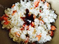 美味的蚝油炒饭做法图解6)