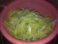 青椒榨菜肉丝做法图解1)