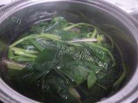 美味的菠菜鸡蛋汤做法图解3)