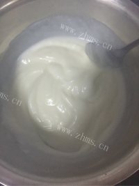 自制椰丝牛奶小方做法图解5)