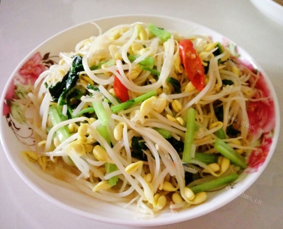 清爽的清炒豆芽