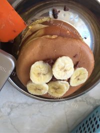 香蕉松饼做法图解9)