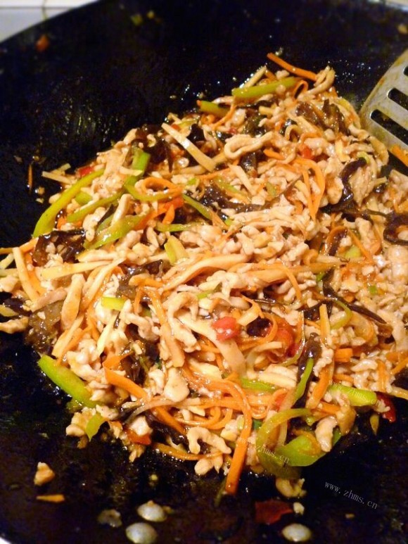 营养丰富的鱼香肉丝