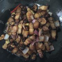 好吃的香菇卤肉做法图解6)