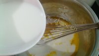 独特的电饭煲版枸杞蛋糕做法图解4)