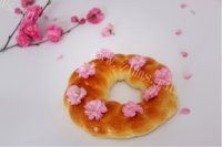 自制花环面包做法图解6)