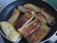 自己做的土豆丝煎饼卷