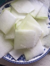 色泽鲜亮的清炒冬瓜做法图解1)