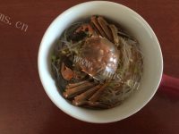 美味的粉丝蒸蟹做法图解11)