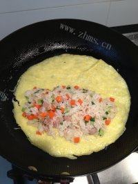 日式蛋包饭做法图解12)
