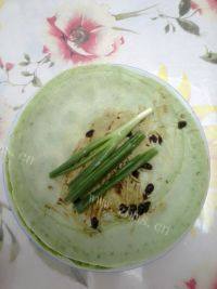 中式菠菜鸡蛋饼