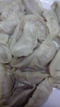 自己做的白菜猪肉水饺