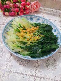 家常菜白灼小白菜