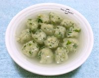 翠茼鱼圆做法图解13)