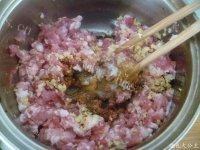 家常豆角猪肉水饺做法图解3)