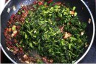 家常菜雪里蕻炒黄豆做法图解14)