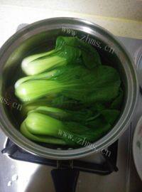 清淡的香菇青菜做法图解3)