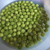 美味的红椒青豆肉末做法图解1)
