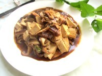 家常菜香菇肉末豆腐