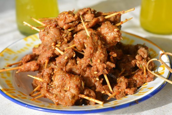 特色美食牙签肉