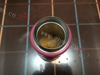 营养佳品玉米碴番薯粥做法图解5)