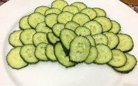 家常菜凉拌黄瓜片做法图解3)