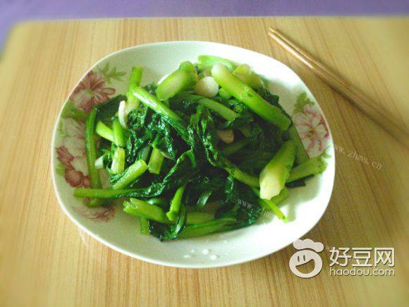 清炒芥兰菜