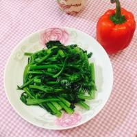 家常菜清炒菜心做法图解8)
