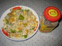 口感饱满的尖椒蛋炒饭