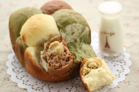 美味三色面包做法图解14)