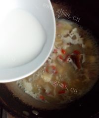 美味榴莲年糕羹做法图解5)