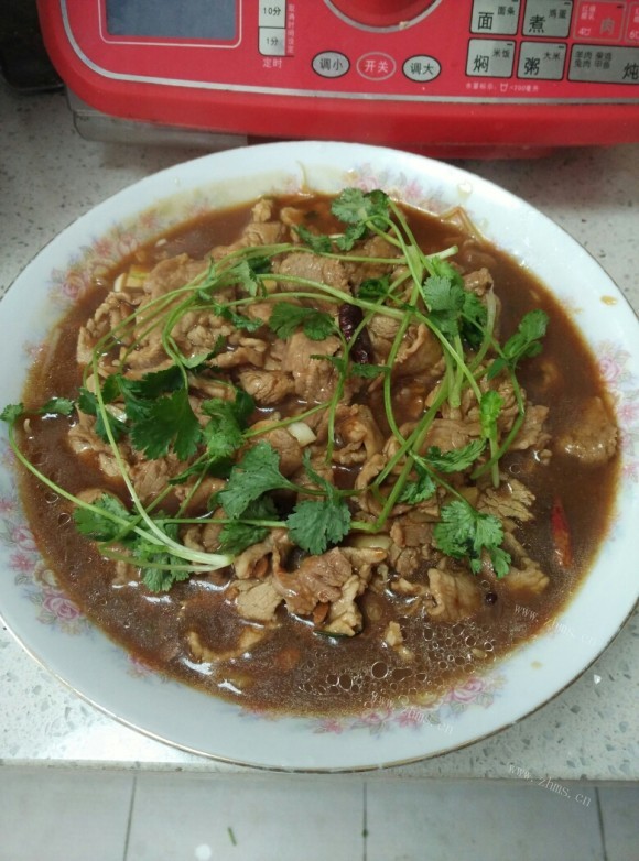 香气浓郁的水煮肉片