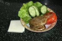 自己做的牛肉汉堡