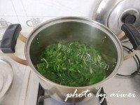 美味的荠菜馄饨做法图解2)