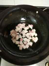 美味五花肉焖炒花菜菜花做法图解2)