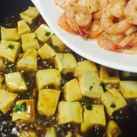 好吃的虾仁豆腐做法图解14)